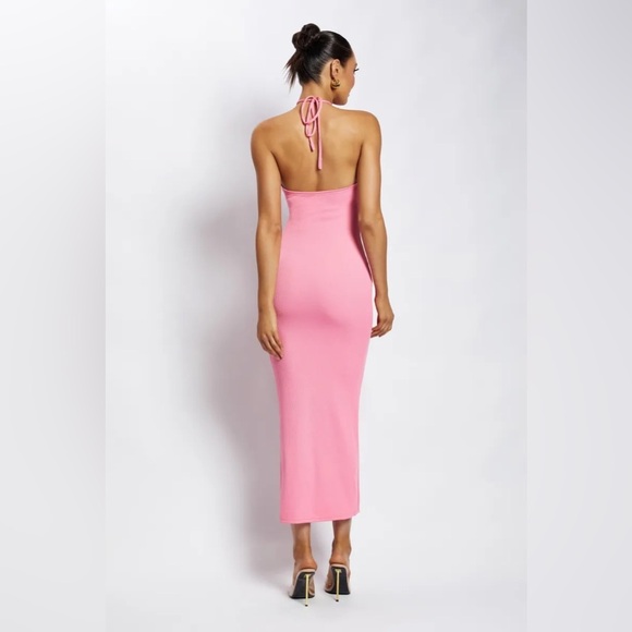 Meshki Maddie Rubbed Drawstring Midi Dress - Picture 2 of 7